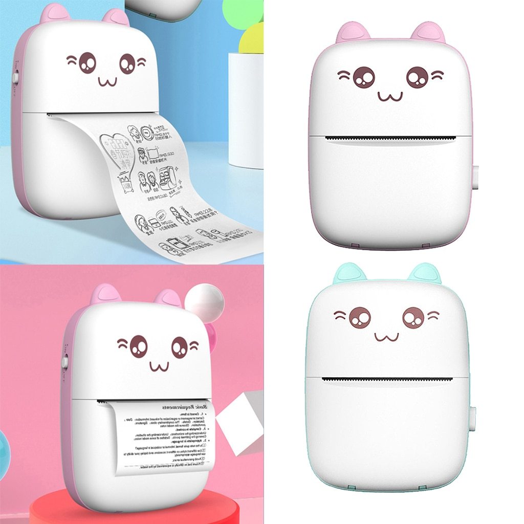 Mini Printer Portable Mini Bluetooth WiFi Mobile Phone Photo Label Printer