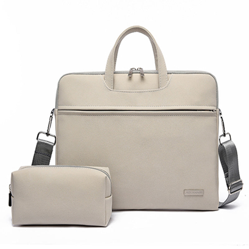 Leather Women Laptop Bag Notebook Carrying Case Briefcase For Macbook