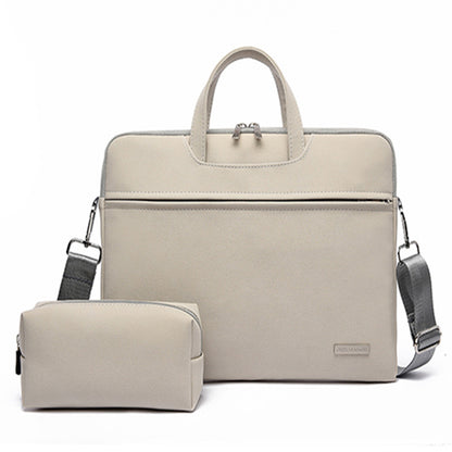 Leather Women Laptop Bag Notebook Carrying Case Briefcase For Macbook