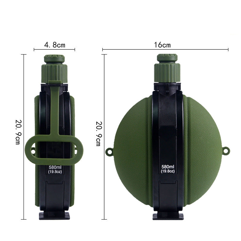 Outdoor Military Water Bottle Silicone Large Capacity