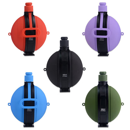 Outdoor Military Water Bottle Silicone Large Capacity