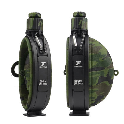 Outdoor Military Water Bottle Silicone Large Capacity