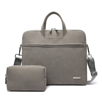 Leather Women Laptop Bag Notebook Carrying Case Briefcase For Macbook