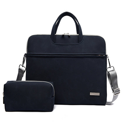 Leather Women Laptop Bag Notebook Carrying Case Briefcase For Macbook