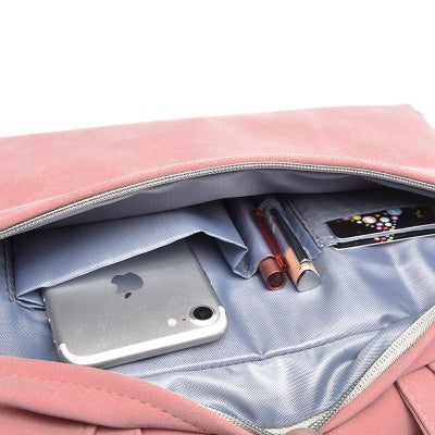 Leather Women Laptop Bag Notebook Carrying Case Briefcase For Macbook