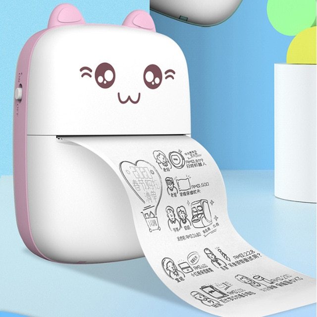 Mini Printer Portable Mini Bluetooth WiFi Mobile Phone Photo Label Printer