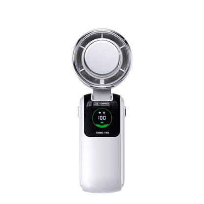 New Ice Pack High-Speed Handheld Eletirc Fan Speed Adjustable Folding Mini Fan Portable